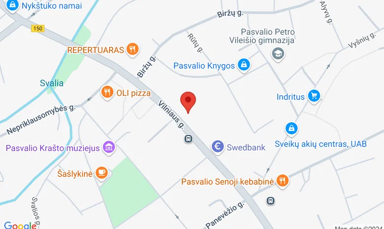 Pasvalio muzikos mokykla žemėlapis