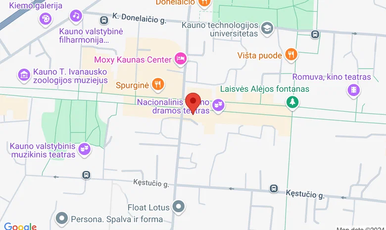 Vero cafe, Laisvės al. 75 žemėlapis