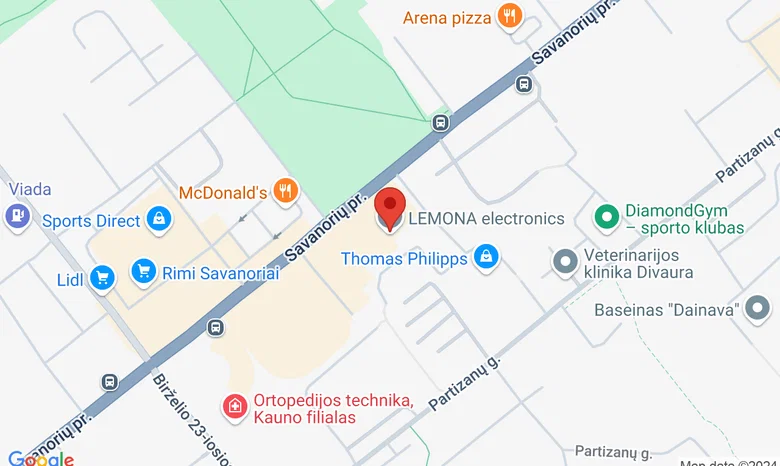 Vero cafe, Savanorių pr. 290 žemėlapis