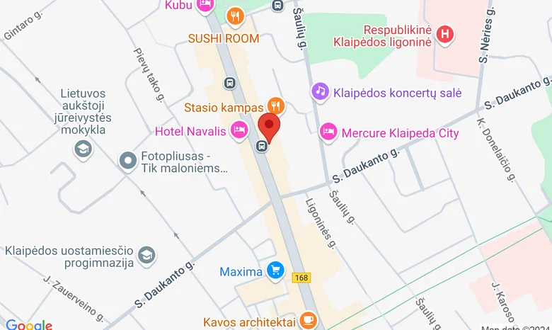 Vero cafe, H. Manto g 36 žemėlapis