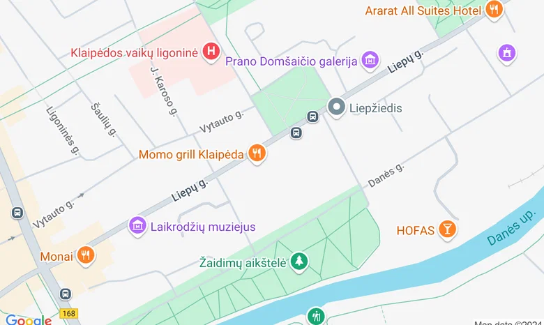 Liepų g. 24 žemėlapis