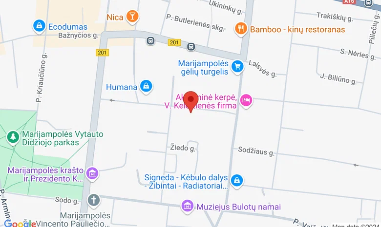 Bricks4kidz Marijampole žemėlapis