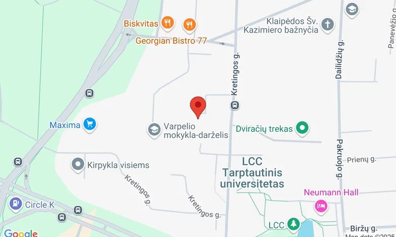 Miško biblioteka / Klaipėdos miesto savivaldybės I. Kanto viešoji biblioteka žemėlapis