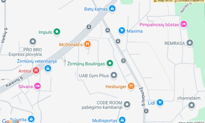 Good2B erdvė žemėlapis