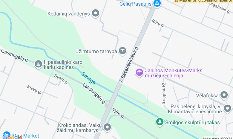 Prie Vikondos pramogų centro žemėlapis