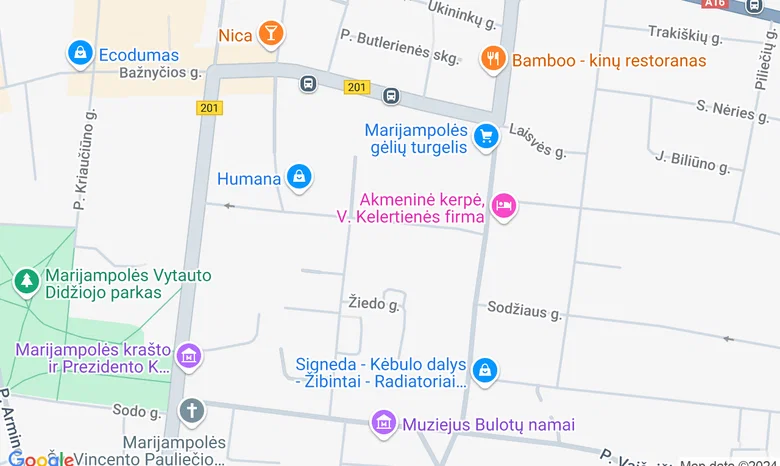 Mažoji Medicinos Mokykla Marijampolėje žemėlapis