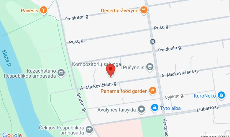 Lietuvos kompozitorių sąjunga  žemėlapis