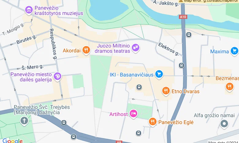 KafenHouz žemėlapis