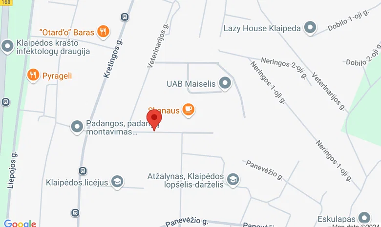 Lietuvos audiosensorinės bibliotekos Klaipėdos padalinys žemėlapis