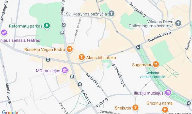 Vilniaus apskrities Adomo Mickevičiaus viešosios bibliotekos Didžioji salė  žemėlapis