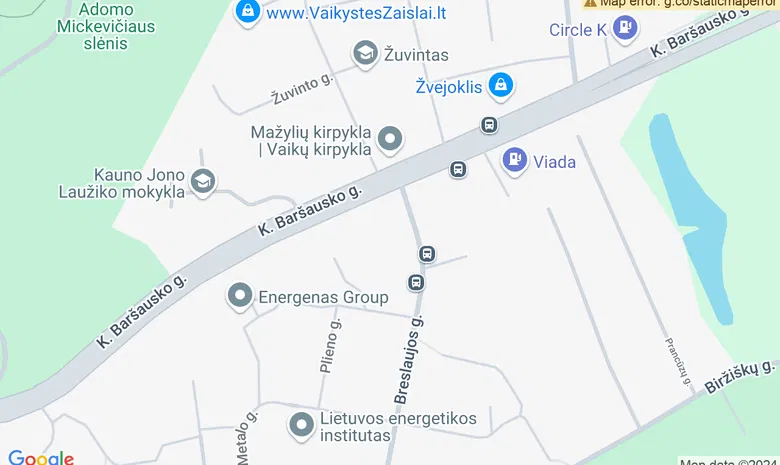 Dailės terapijos studija "Harmonija" žemėlapis