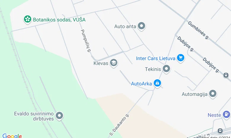 Šiaulių žolės riedulio stadionas žemėlapis