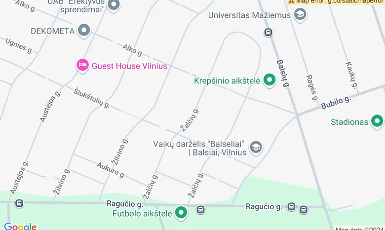 Balsių stadionas žemėlapis
