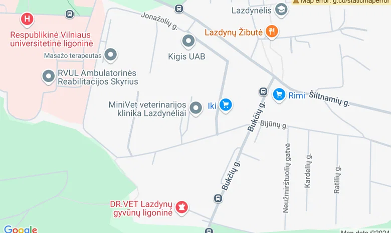 Studija "Jausmas" žemėlapis