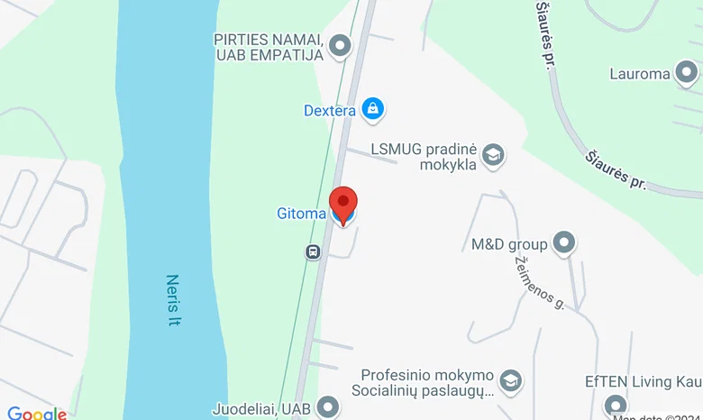 Gitoma žemėlapis