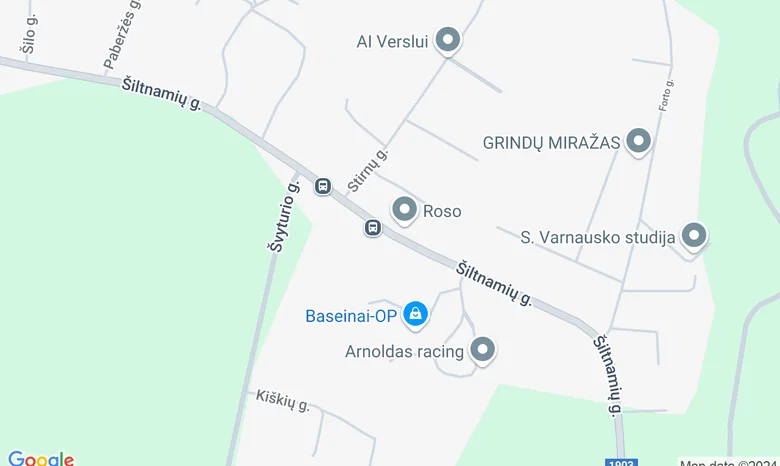 Kauno tvirtovės I-asis fortas žemėlapis