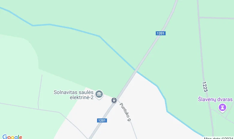 Anykščių miesto erdvės žemėlapis