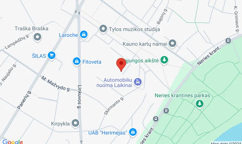 Skirgailos 11, Kaunas žemėlapis