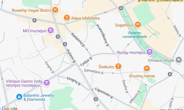 Teatras MI žemėlapis