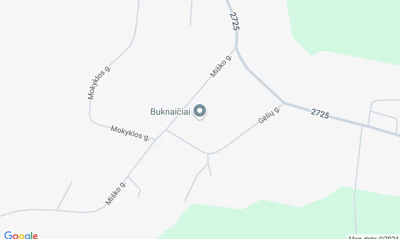 Buknaičiai/Ežerė žemėlapis