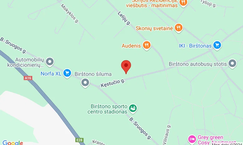 Birštono sporto ir sveikatingumo centras  žemėlapis