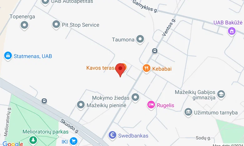 Mažeikių futbolo akademija žemėlapis