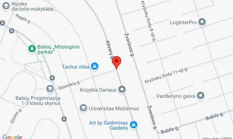 Aitvarų g.  žemėlapis