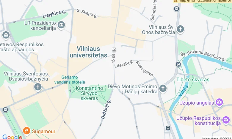 Studija/galerija "Balta balta" žemėlapis