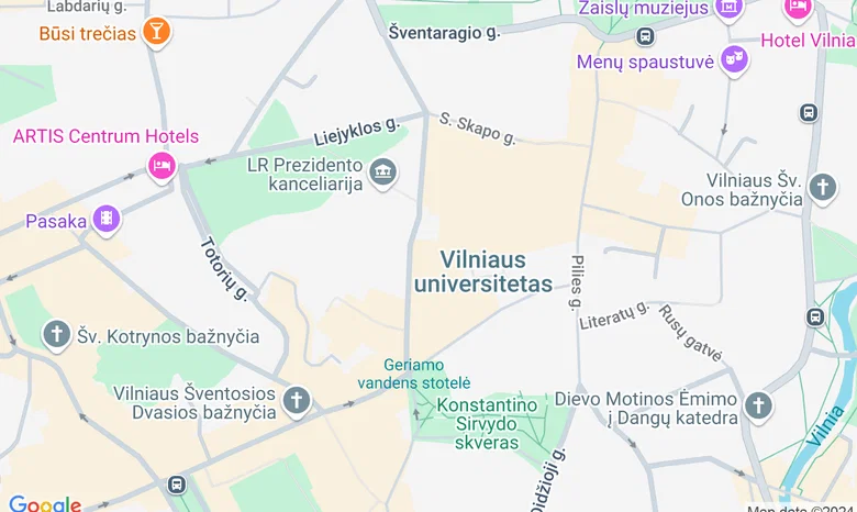 VU Mažosios aulos kavinė(„Morgas“), Universiteto g. 3 (įėjimas per VU Didįjį kiemą) žemėlapis