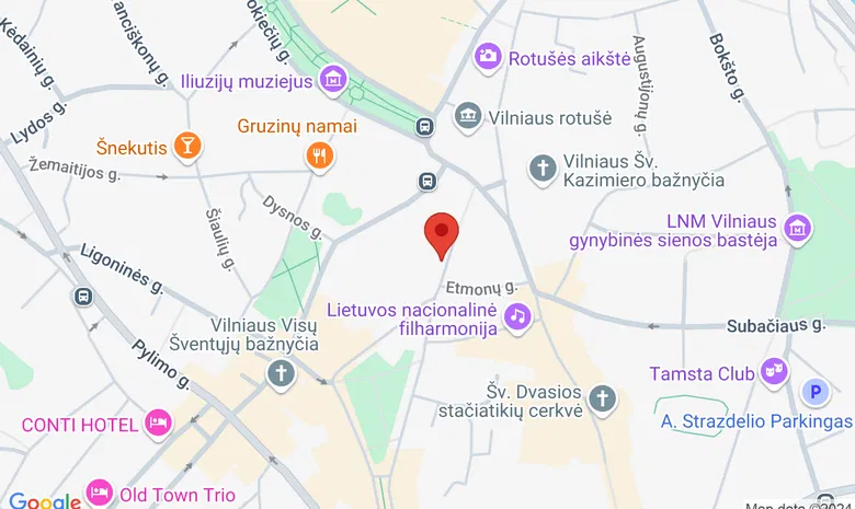VILNIAUS TEATRAS „LĖLĖ“ žemėlapis