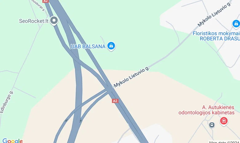 UAB "Gitana" Vilnius žemėlapis