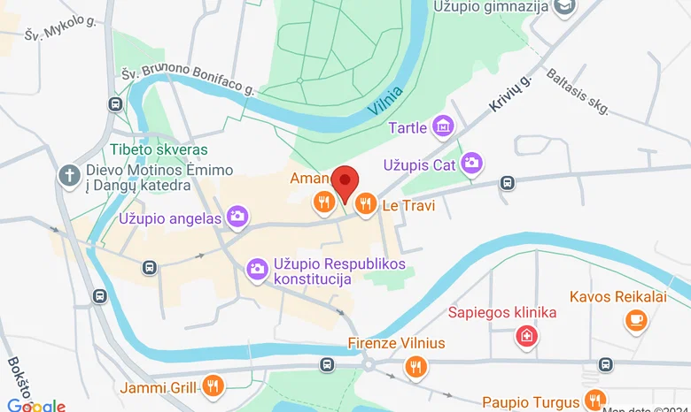 Yugen Tea japoniškos arbatos baras-studija žemėlapis