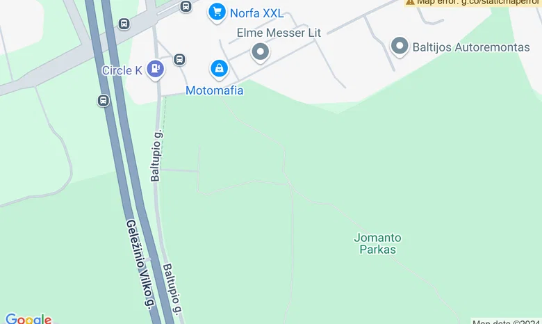 Joamanto parkas žemėlapis