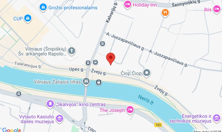 Hexa Cinema žemėlapis