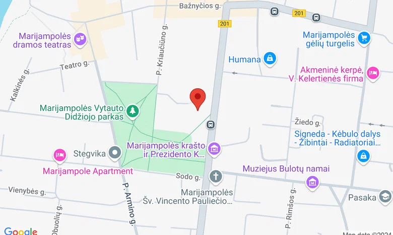 Marijampolės Petro Kriaučiūno viešoji biblioteka žemėlapis