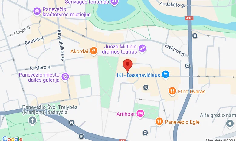 Galerija XX žemėlapis