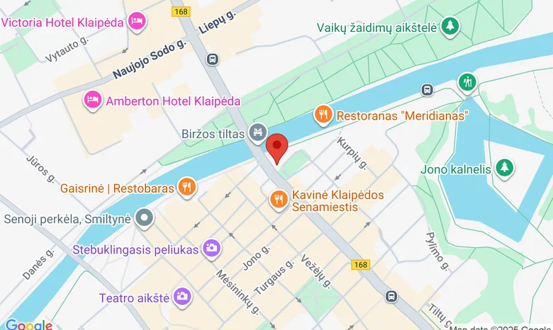 Hexa Cinema Klaipėda žemėlapis