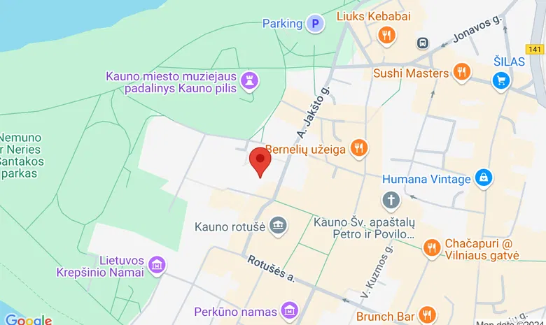 Kauno kunigų seminarija žemėlapis