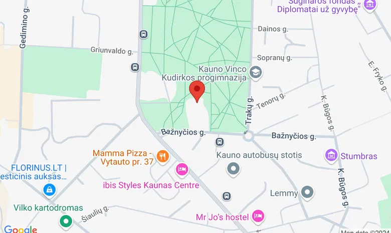 Kauno Kristaus prisikėlimo cerkvė žemėlapis