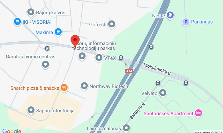 Visorių IT Parkas žemėlapis
