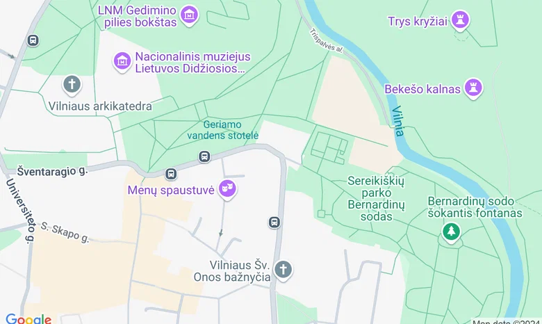 Hotel Vilnia žemėlapis