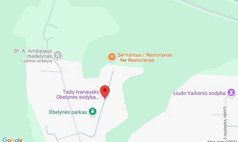 Tado Ivanausko Obelynės sodyba-memorialinis muziejus žemėlapis