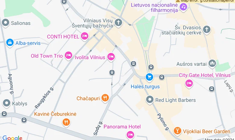 Studija "Gamtos kvapai" žemėlapis