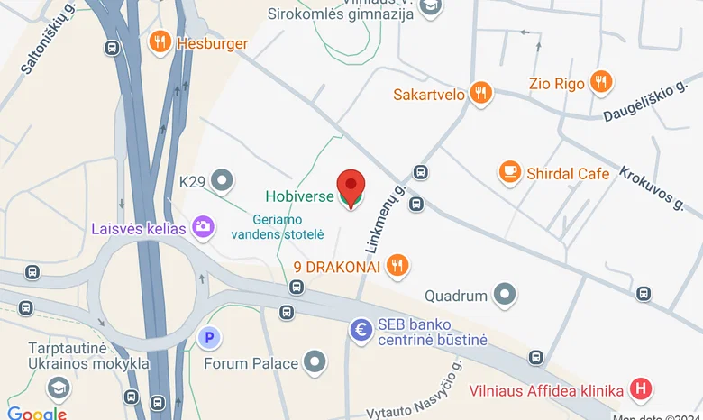 „Hobiverse“, Sostinės vaikų ir jaunimo centras žemėlapis