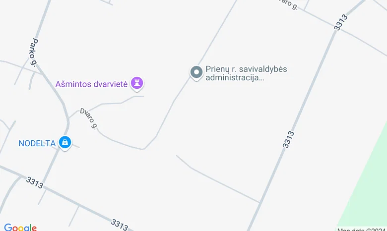 Daukšiagirės dvaras žemėlapis