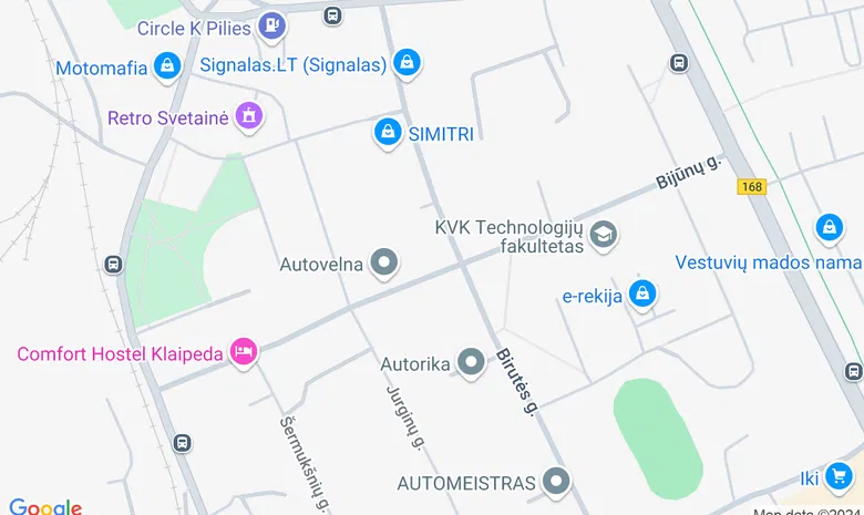 Meno galerija FOJĖ (Trakų senoji klebonija) žemėlapis