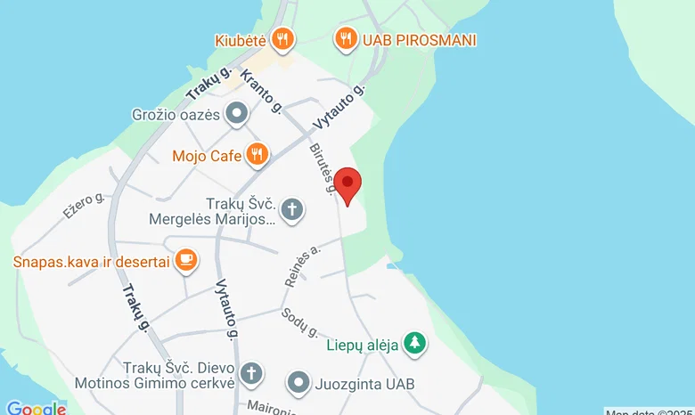 Meno galerija FOJĖ (Trakų senoji klebonija) žemėlapis