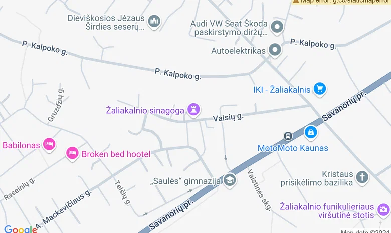 Sinagoga kompotè  žemėlapis