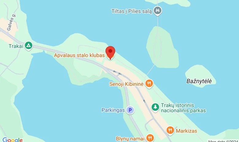 Apvalaus Stalo Klubas žemėlapis