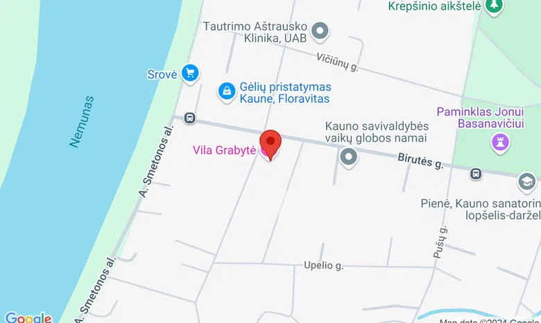 Vila "Grabytė" žemėlapis